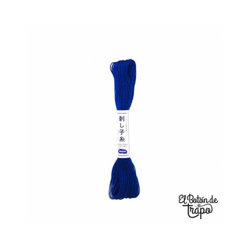 Hilo Sashiko Azul Nº18 Olympus