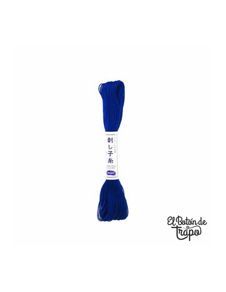 Hilo Sashiko Azul Nº18 Olympus