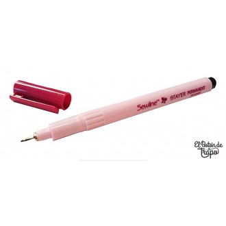 Marcador Permanente Negro Sewline 2