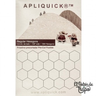 Hexágonos Apliquick de 1,5cm-5/8"