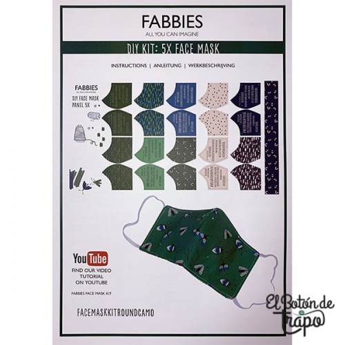 Kit Mascarillas Reutilizables Camo Kit Mascarillas Reutilizables Camo