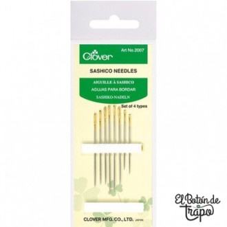 Agujas Sashiko Clover