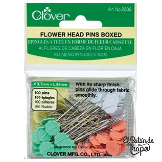 Alfileres Clover Cabeza de Flor