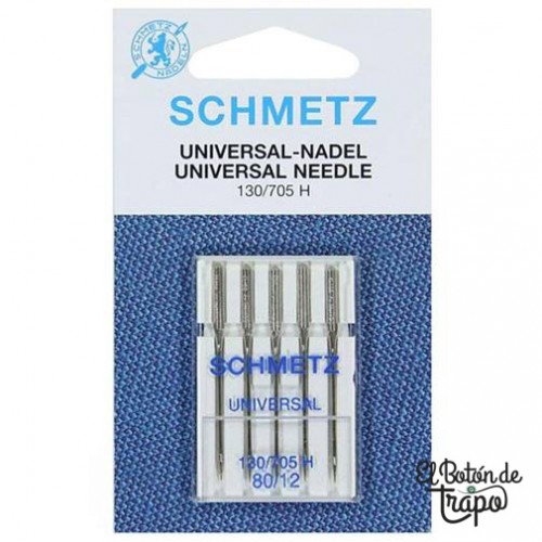 Agujas Schmetz Universal 130/705H 80/12