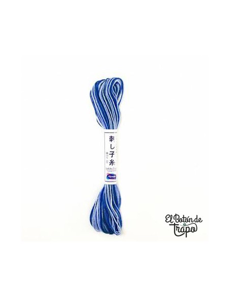 Hilo Sashiko Azul Multicolor Olympus