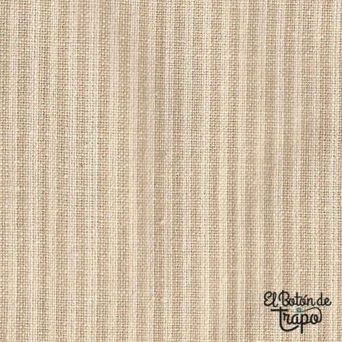 Tela japonesa tramada de rayas beige