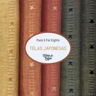 Pack 5 Fat Eights Telas...