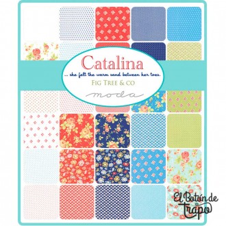 Mini charm pack de la colección Catalina de Joanna Figueroa para Moda Fabrics 2