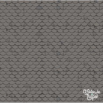Tela Patchwork Tejado Gris