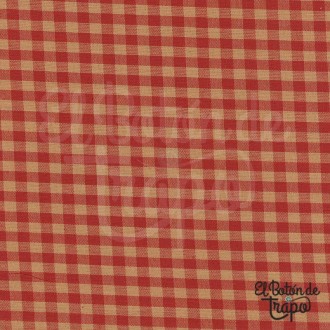 Tela Country Dunroven Rojo H106R