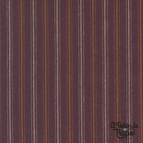 Tela Homemade Homespuns Purple Stripe