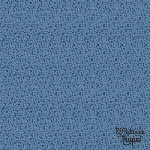 Tela Tonal Ditzy Blue Indigo