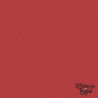 Tela Tonal Ditzy Rouge Leafs