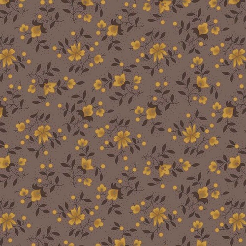 Tela Patchwork Kim Diehl Right As Rain Gray Blooms