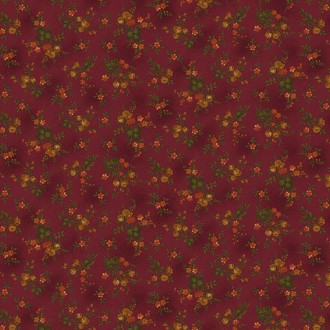 Tela Kim Diehl Right As Rain Cranberry Harvest Floral