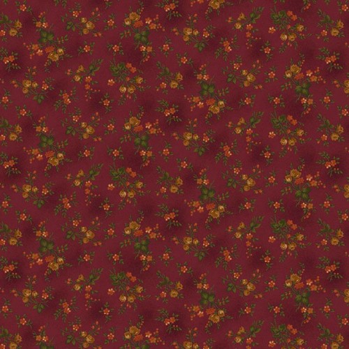 Tela Kim Diehl Right As Rain Cranberry Harvest Floral