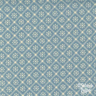 Tela La Vie Boheme Ciel Blue Daisy