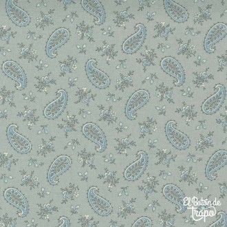 Tela La Vie Boheme Ciel Blue Pasley