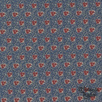 Tela Patchwork Mary Anns Gifts Indigo Leaf Moda Fabrics