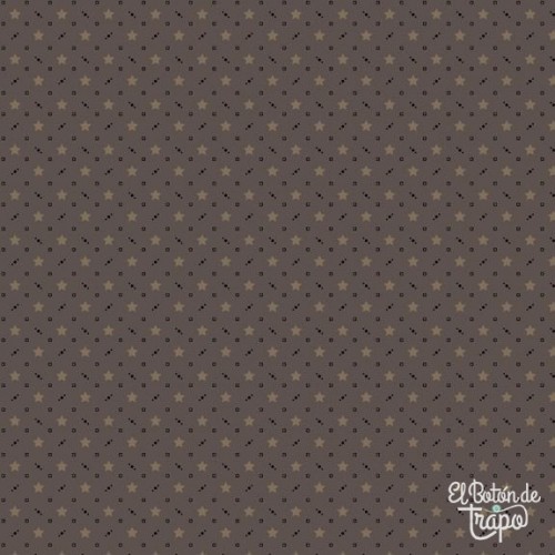 Tela Prairie Dry Goods Gray Stars