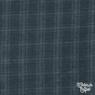 Tela Country Cuadros Navy Chatsworth