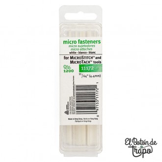 Micro Sujetadores MicroStitch Blancos