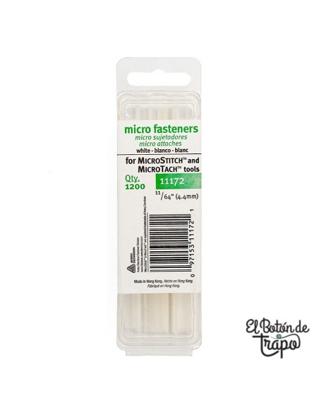 Micro Sujetadores MicroStitch Blancos