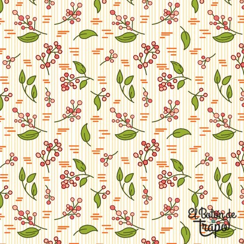Tela EQP Patchwork Merry Berry Colección Pieces of Time