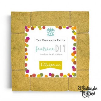 Pack Surtido Fieltro de Lana Automne 30x30 (9 uds)