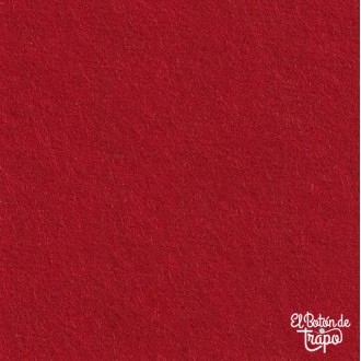 Fieltro de Lana Rojo
