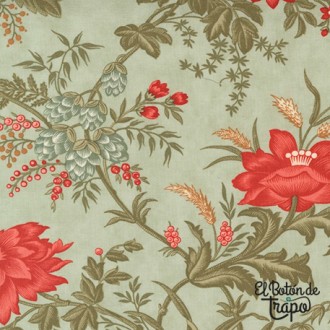 Tela Rendezvous Crimson Floral