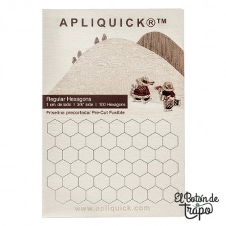 Hexágonos Apliquick de 1cm 3/8 Pulgadas