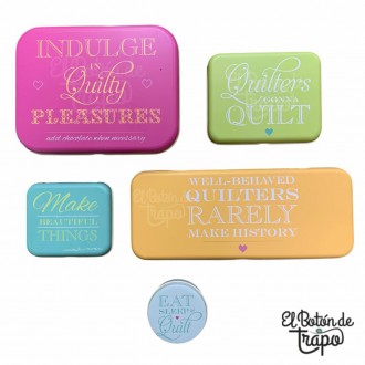 Cajas Metálicas Moda Fabrics Tin2