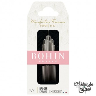 Agujas Bordar Bohin surtidas.