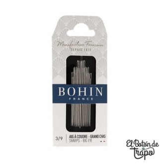 Agujas BOHIN para Coser Ojo Grande No.3-9