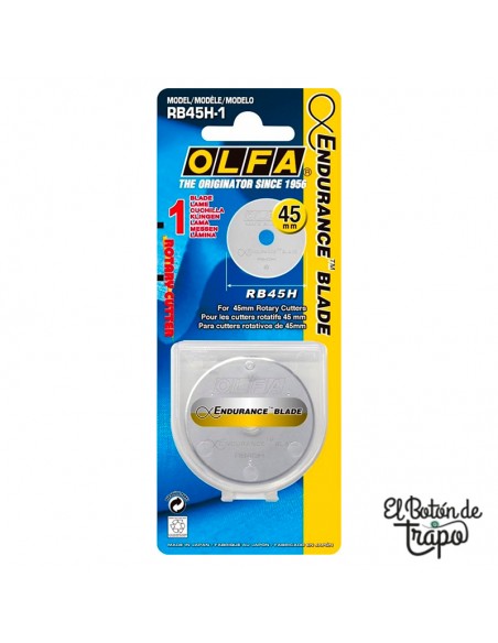 Cuchilla Olfa Cutter 45mm RB45H-1 Larga Duración