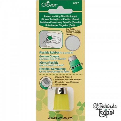 Dedal de Goma Clover Grande