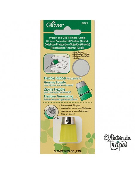 Dedal de Goma Clover Grande