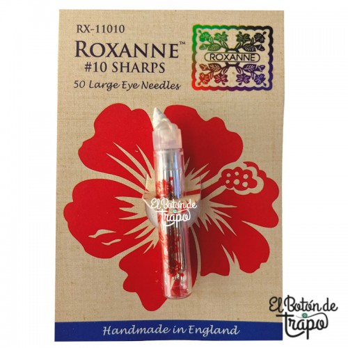 Agujas para Acolchado Roxanne No.10 50 unidades