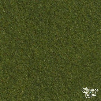 Fieltro de Lana Verde Cesped