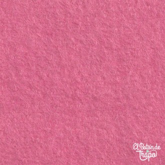 Fieltro de Lana Rosa Fuerte