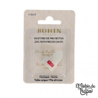 Dedal BOHIN para Quilting Plástico Blanco