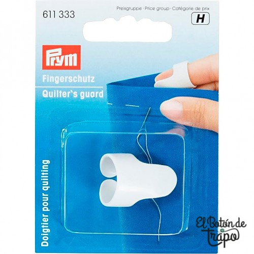 Dedal Prym para Quilting Plástico Blanco