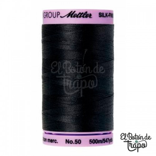 Hilo Mettler Silk-Finish No.50 4000 Black 500m