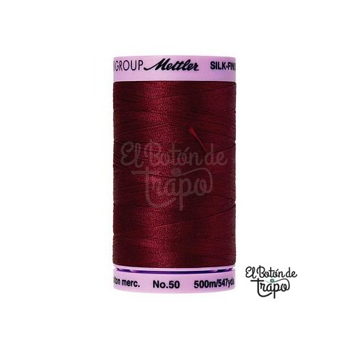 Hilo Mettler Silk-Finish No.50 0918 Cranberry 500m