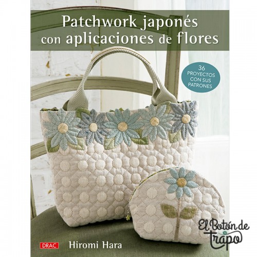 Libro Patchwork Japones con Apliaciones de FLores