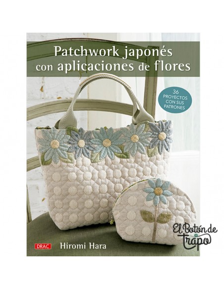 Libro Patchwork Japones con Apliaciones de FLores