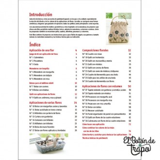 Libro Patchwork Japones con Apliaciones de FLores 2