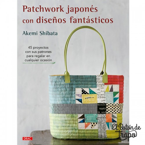 Libro Patchwork Japonés con Diseños Fantásticos