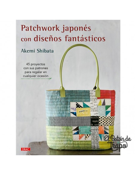 Libro Patchwork Japonés con Diseños Fantásticos